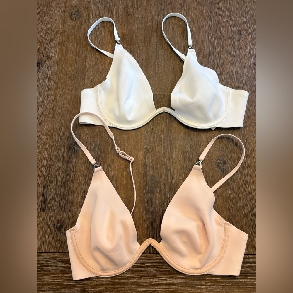2 PACK Free People Intimately Ari Underwire Bra Nude ( 34C )